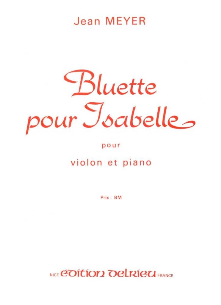 Bluette pour Isabelle